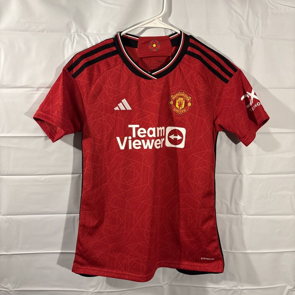 Manchester United Alejandro Garnacho #17 Jersey Home 23/24 Women’s Small NWT Red